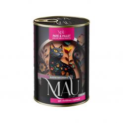 MAU Pate and Fillet Sterilised Goose with rabbit and raspberries - wet cat food - 400g