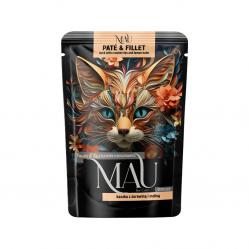 MAU Pate and Fillet Sterilised Duck with cranberries and lemon balm - wet cat food - 85g