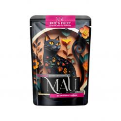 MAU Pate and Fillet Sterilised Goose with rabbit and raspberries - wet cat food - 85g