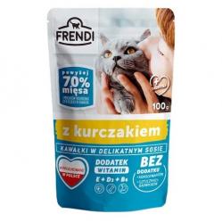 FRENDI Pieces in sauce with chicken - wet cat food - 100 g