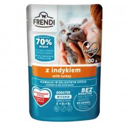 FRENDI Turkey in sauce - wet cat food - 100g