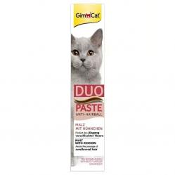 GIMCAT Duo Paste Anti-Hairball with Chicken – cat treat – 50g