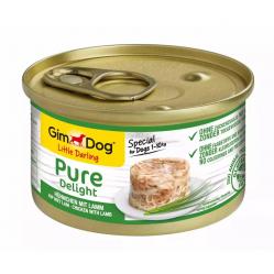 GIMDOG Little Darling Pure Delight Chicken with lamb - wet dog food - 85g