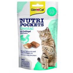 GIMCAT Nutri pockets Dental Poultry - cat treats - 60g