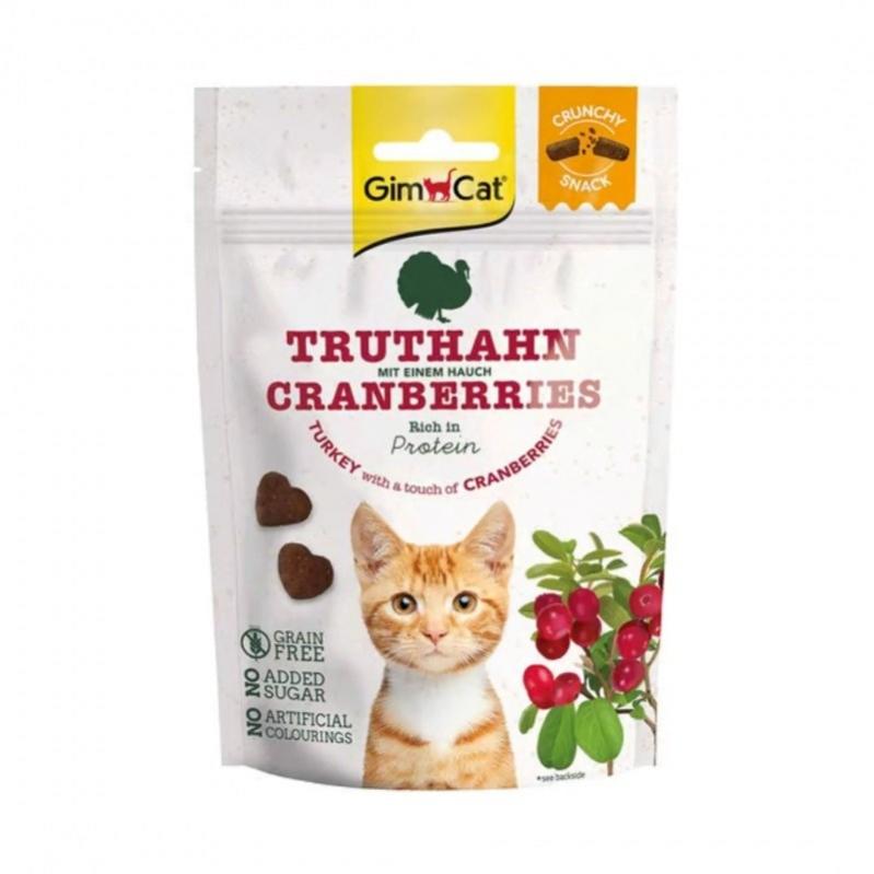 GIMCAT Crunchy Snacks Turkey with Cranberry – cat treat – 50g GIMCAT Crunchy Snacks Turkey with Cranberry – cat treat – 50g