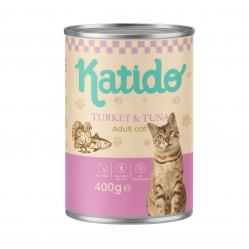 KATIDO Turkey with tuna - wet cat food - 400g