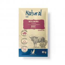 NATURAL Beef with turkey - wet cat food - 85g