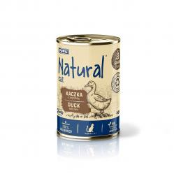 NATURAL Duck with liver - wet cat food - 400g