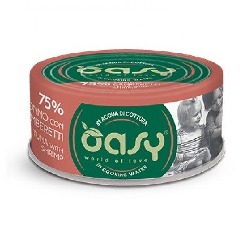 OASY More Love Tuna with shrimp - wet cat food - 70g OASY More Love Tuna with shrimp - wet cat food - 70g