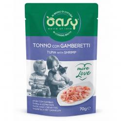 OASY More Love Tuna with shrimp - wet cat food - 70g