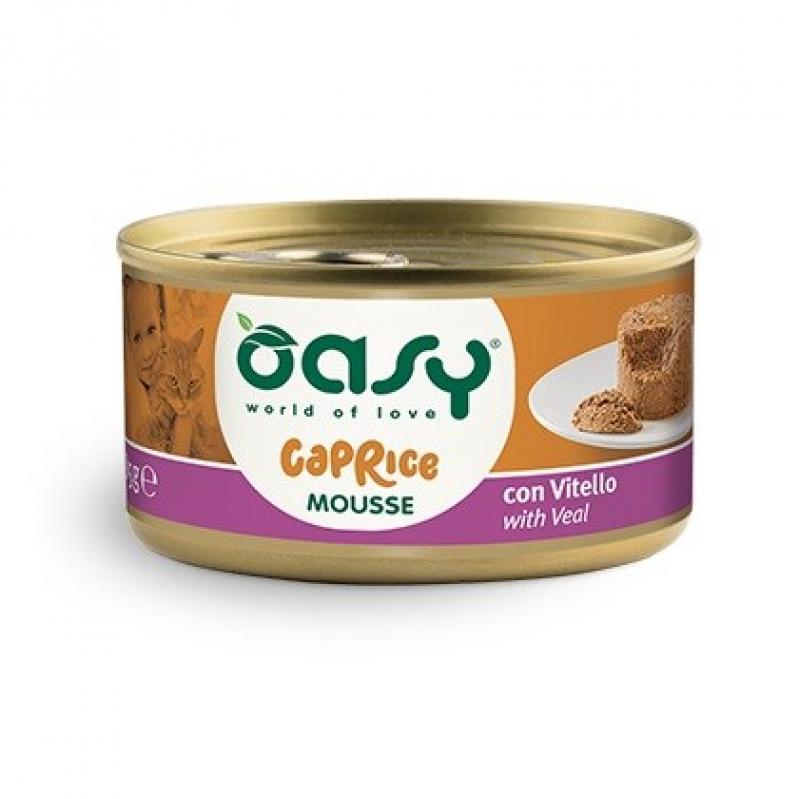 OASY Caprice Mousse Veal - wet cat food - 85g OASY Caprice Mousse Veal - wet cat food - 85g