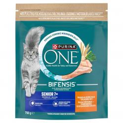 PURINA One Bifensis Senior 7+ Rich in chicken - dry cat food - 750g