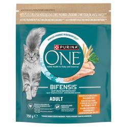 PURINA One Bifensis Adult Rich in chicken - dry cat food - 750g