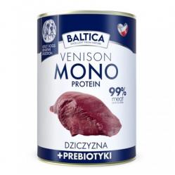 BALTICA Nutraceutic Monoprotein Venison with prebiotics - wet dog food - 400g