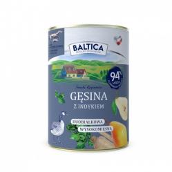 BALTICA Smaki regionów Goose with turkey - wet dog food - 400g