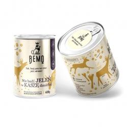 BEMO Nie bądź Jeleń w kaszę dmuchaj Mono - wet dog food - 400g