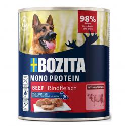 BOZITA Monoprotein Pate Beef - wet dog food - 800g