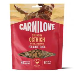 CARNILOVE Crunchy Ostrich with blackberries - dog treat - 200g