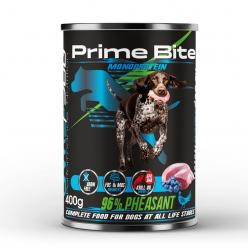 PRIME BITE Monoprotein Pheasant with berries - wet dog food - 400g
