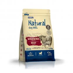 NATURAL Beef with lamb M&L - dry dog food - 1,6kg