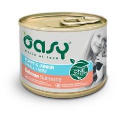 OASY One Protein Puppy & Junior Small/Mini Salmon - wet dog food - 200g