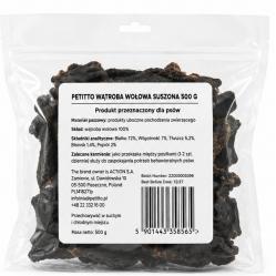 PETITTO Dried beef liver Mono - dog treat - 500g