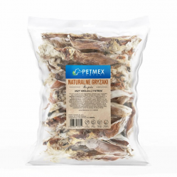 PETMEX rabbit ears with fur – dog treat – 200g
