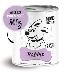 PAKA ZWIERZAKA Pepe Rabbit - wet dog food - 800g