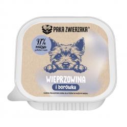 PAKA ZWIERZAKA Pork with blueberries Mono  - wet dog food - 150g