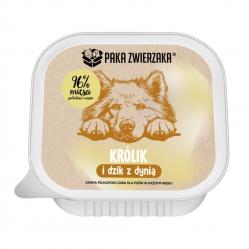 PAKA ZWIERZAKA Rabbit and boar with pumpkin - wet dog food - 150g
