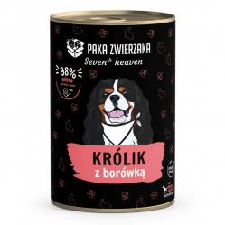 PAKA ZWIERZAKA Seventh Heaven Rabbit with blueberries Mono - wet dog food - 400g