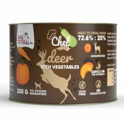 SYTA MICHA Chef Deer with vegetables Mono - wet dog food - 200g