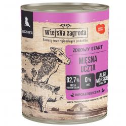 WIEJSKA ZAGRODA Puppy Meat feast - wet dog food - 800g