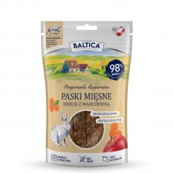BALTICA Przysmaki Regionów Mono Meat Strips Rabbit with Carrot – dog treat – 90 g