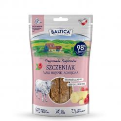 BALTICA Przysmaki Regionów Puppy Mono Meat Strips Lamb – dog treat – 90 g