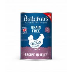 BUTCHER'S Original Recipe in Jelly Chicken - wet dog food - 400g