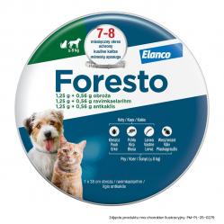 ELANCO Foresto collar for cats and dogs under 8 kg