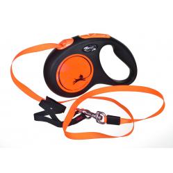 FLEXI New Neon S - retractable leash - 5 m