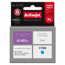 Activejet AB-427CNX Brother printer ink cartridge, replacement for Brother LC-427CXL; Supreme; 53 ml; light blue