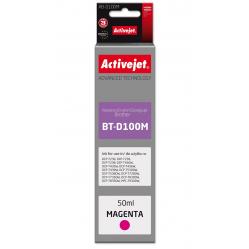 Activejet AB-D100M Ink cartridge for Brother printers, replacement for Brother BT-D100M; Supreme; 50 ml; magenta