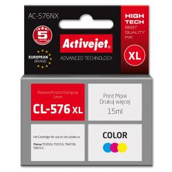 Activejet AC-576NX Canon printer ink, replacement Canon CL-576XL; Supreme; 15 ml; colour: blue, yellow, magenta