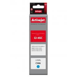 Activejet AC-G46C Ink cartridge for Canon printers, replacement for Canon GI-46C; Supreme; 135 ml; cyan