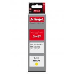 Activejet AC-G46Y Ink cartridge for Canon printers, replacement for Canon GI-46Y; Supreme; 135 ml; yellow
