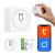 GreenBlue Flush-Mount WiFi Relay, Android/iOS/Alexa/Google Home, 100–240 V AC, 50/60 Hz, max. 16 A, for 150 W LEDs, GB739