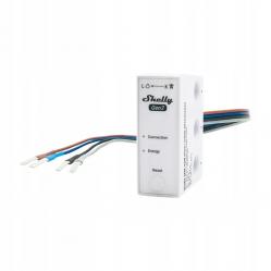SHELLY WiFi 3EM-63W Gen3 1/3-Channel Power and Energy Meter, White