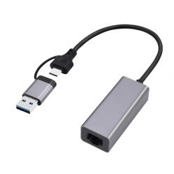 Gembird A-USB3AC-LAN2G-01 USB 2.5G Gigabit network adapter, space grey