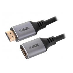 IBox ITVFMHD012 HDMI to HDMI 4K extension cable with gold plug 2 m