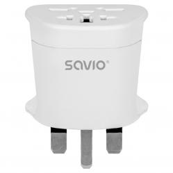Savio AP-05 power adapter/inverter Indoor 2500 W White