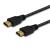 SAVIO CL-194 HDMI cable 1.5 m, black, gold-plated connectors, v2.0 high speed, ethernet/3D