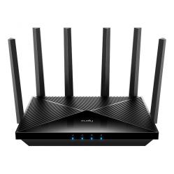 Cudy WR11000 wireless router 2.5 Gigabit Ethernet Tri-band (2.4 GHz / 5 GHz / 6 GHz) Black